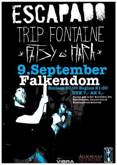 Photo zu 09.09.2008: Escapado, Trip Fontaine, Patsy O&#8217; Hara - Bielefeld - Falkendom