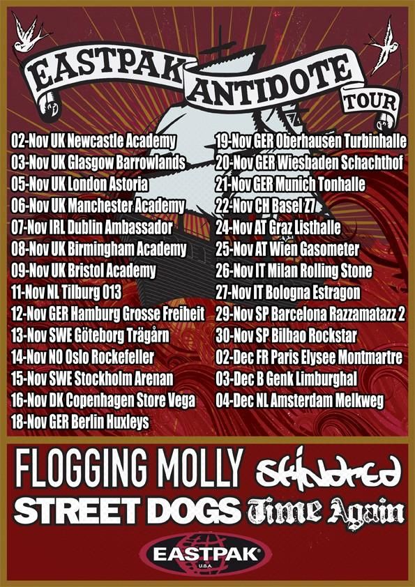 Photo zu 20.11.2008: Flogging Molly, Street Dogs , Skindred, Time Again - Wiesbaden - Schlachthof