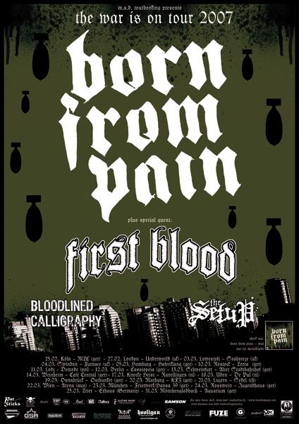 Photo zu 25.2.2007: Born From Pain, First Blood, The Setup - Köln - MTC