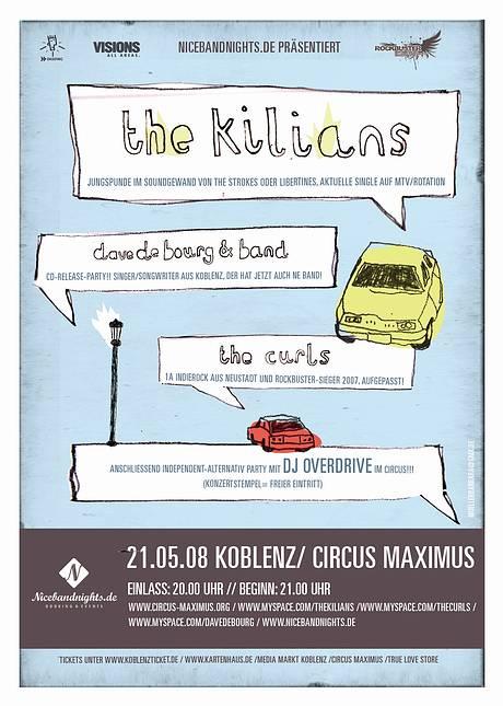 Photo zu 21.05.2008: The Kilians, Dave De Bourg - Koblenz - Circus Maximus