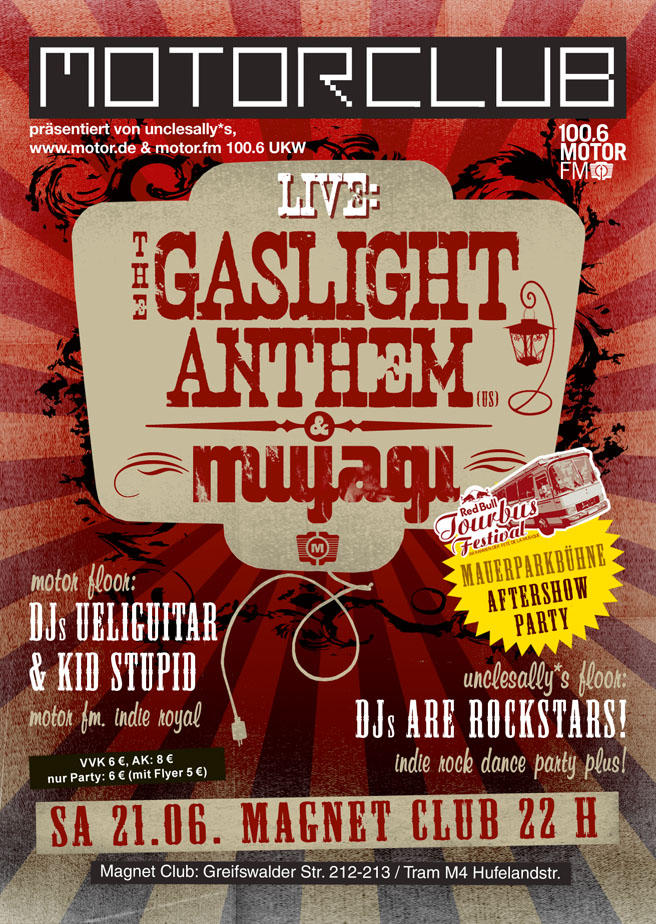 Photo zu 21.06.2008: The Gaslight Anthem - Berlin  Magnet
