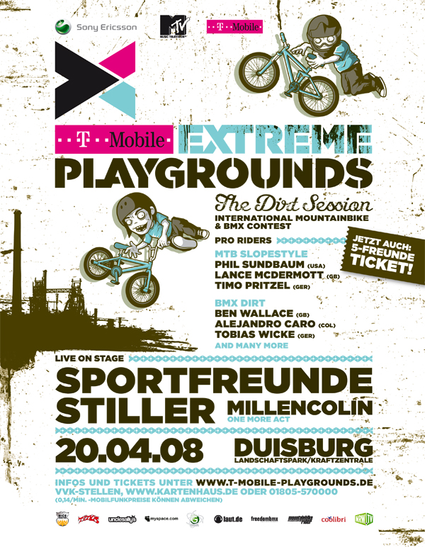 Photo zu 20.04.2008: T-Mobile Extreme Playgrounds - The Dirt Session - Duisburg - Landschaftspark Nord [Vorbericht]