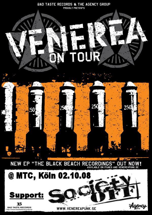 Photo zu 02.10.2008: Venerea, Society Off - Köln - MTC