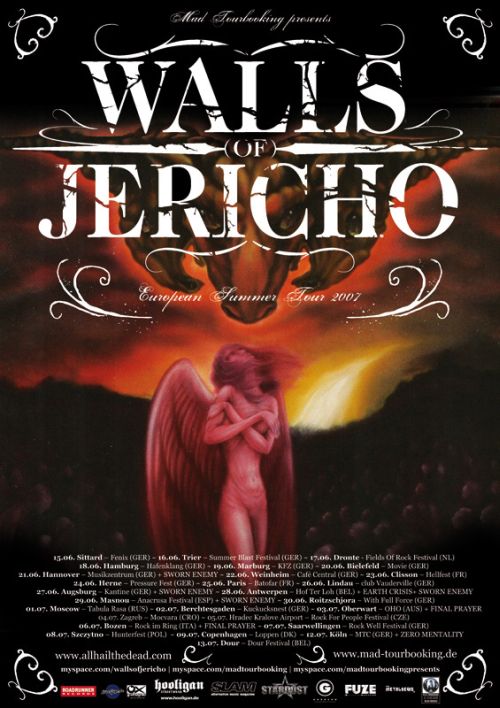 Photo zu 21.06.2007: Walls Of Jericho, Sworn Enemy, The Setup, Under Siege - Hannover - Musikzentrum